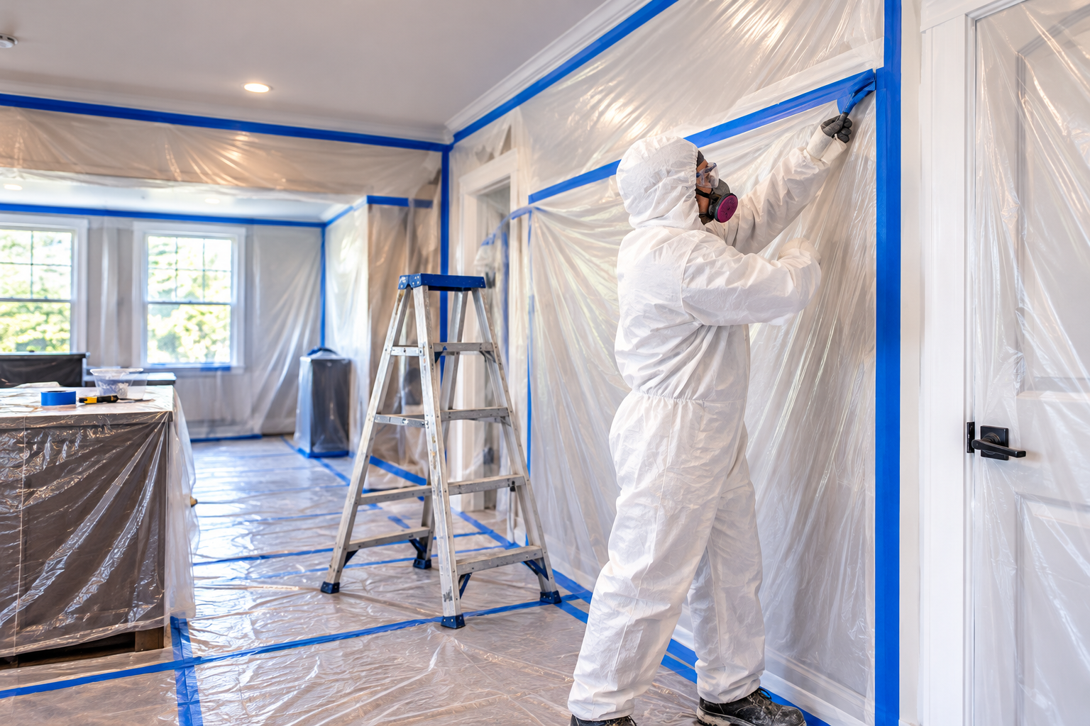 Protected and organized renovation work